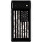 Black and White Camo American Flag Google Pixel 6 Skin
